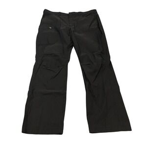 Eddie Bauer Mens Rainier Tech Cargo Hiking Pants Mens Sz 40X32 Black D3353282